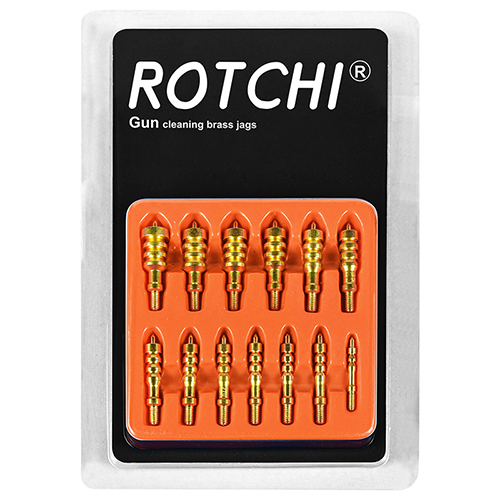 13-dielna sada mosadzných hrotov na čistenie pištole, blistrové balenie