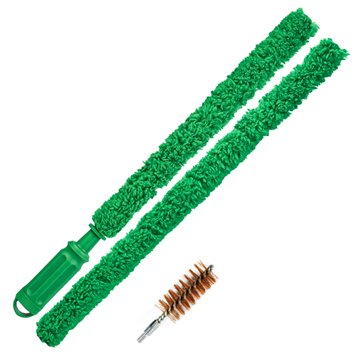 Vločkované vlákno (syntetické) čistenie brokovnice s pohodlnou rukoväťou. 12/16Ga alebo 20Ga. Balenie 2ks, pracovná dĺžka 930 mm.