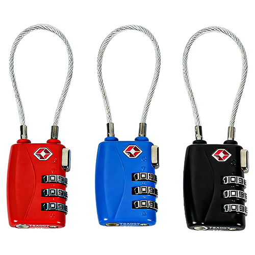 Bezpečný káblový zámok na displej pištole