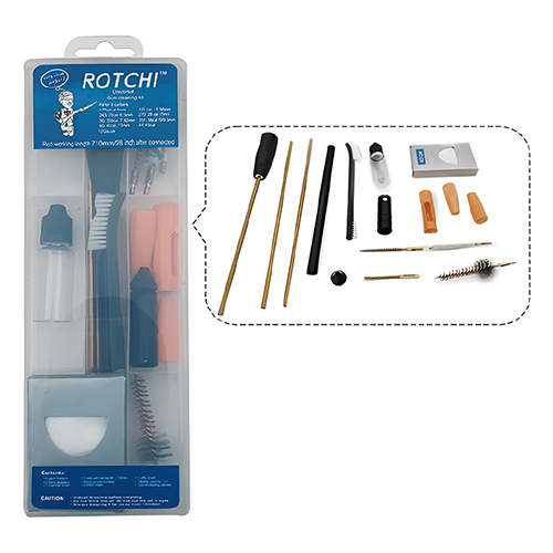 Súprava pušky s vodidlom vývrtu a olejom na pištole