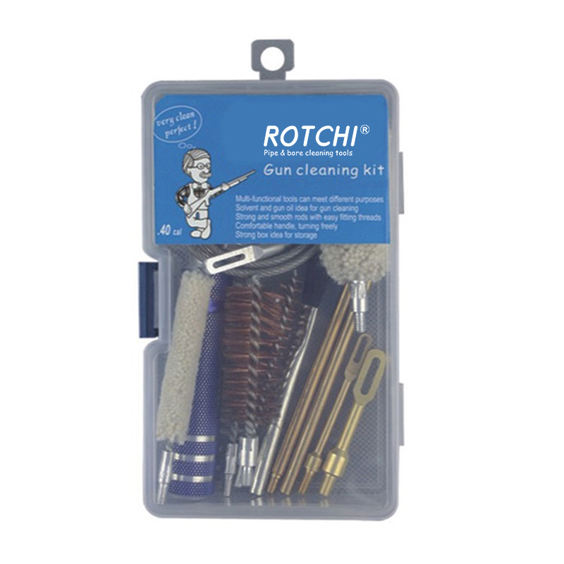 Univerzálna súprava na čistenie pištole v plastovom boxe